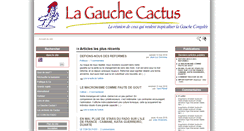 Desktop Screenshot of la-gauche-cactus.fr