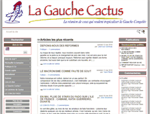 Tablet Screenshot of la-gauche-cactus.fr